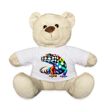 Gecko - Teddy Bear - white - Front