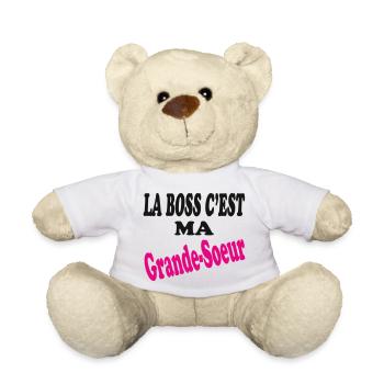 La meilleure Grande Soeur - Nounours - blanc - Devant