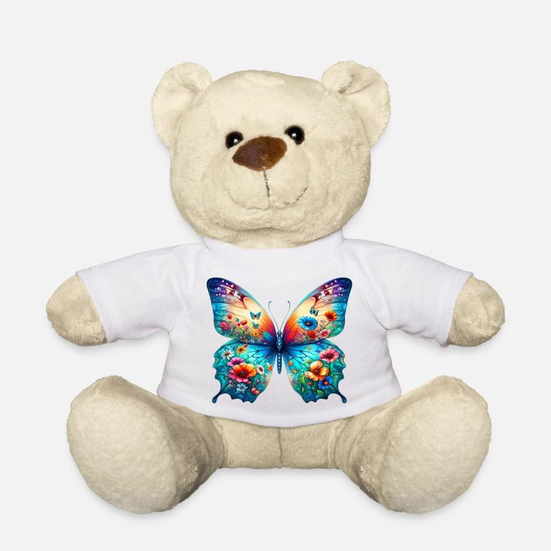 Papillon - Nounours - blanc