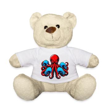Pieuvre - Nounours - blanc - Devant