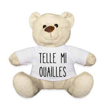 telle mi ouailles - Nounours - blanc - Devant