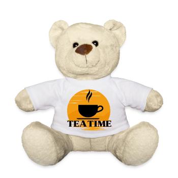 Tea Time! - Teddy Bear - white - Front