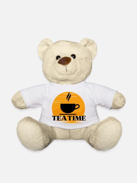 Tea Time! - Teddy Bear - white