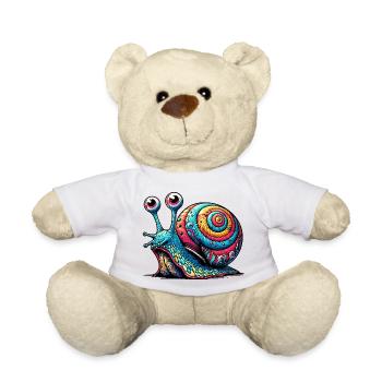 Schnecke - Teddy - Weiß - Vorne