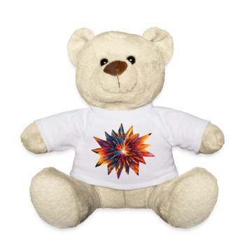 Colorful Color Explosion - ApriNoeScor - Teddy Bear - white - Front
