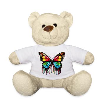 Schmetterling - Teddy - Weiß - Vorne