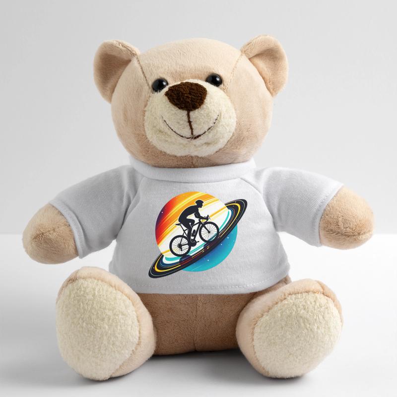 Cycliste sur Saturne Nounours