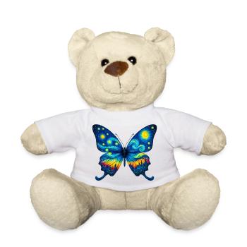 Butterfly - Teddy Bear - white - Front