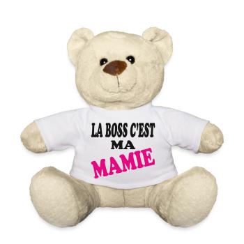 La c'est ma MAMIE - Nounours - blanc - Devant
