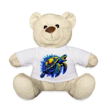 Turtle - Teddy Bear - white - Front