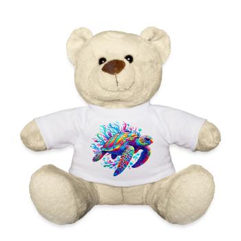 Turtle - Teddy Bear - white - Front