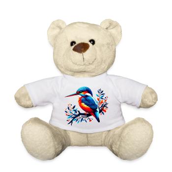 Kingfisher - Teddy Bear - white - Front