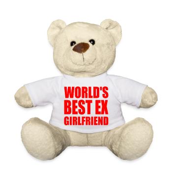 world's best ex girlfriend - Nounours - blanc - Devant
