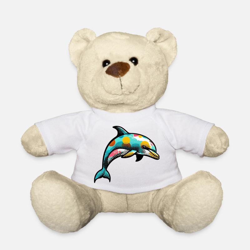 Delfin - Teddy - Weiß