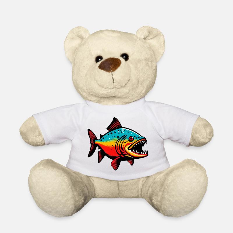 Piranha - Nounours - blanc