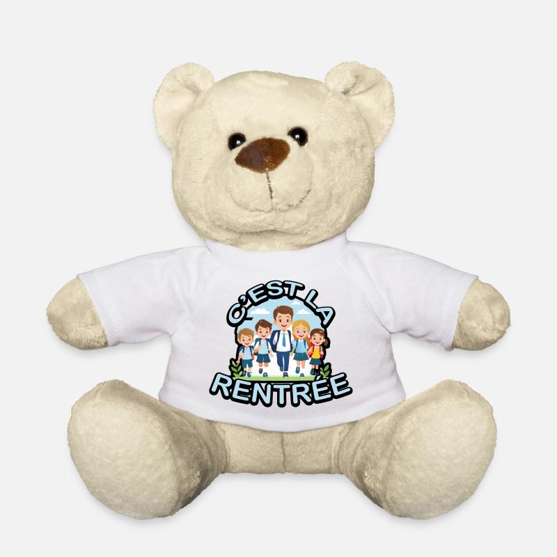 Rentrée Scolaire - Nounours - blanc