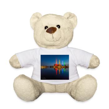 Kraftwerk bunt Wolfsburg - Teddy - Weiß - Vorne