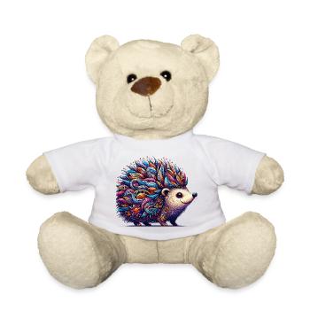 Hedgehog - Teddy Bear - white - Front