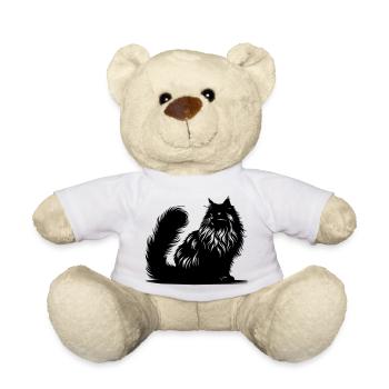 Norwegische Waldkatze - Teddy - Weiß - Vorne