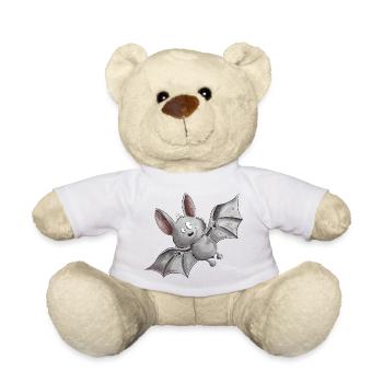 Flatternde Fledermaus - Teddy - Weiß - Vorne