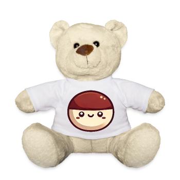 Kastanie - Teddy - Weiß - Vorne