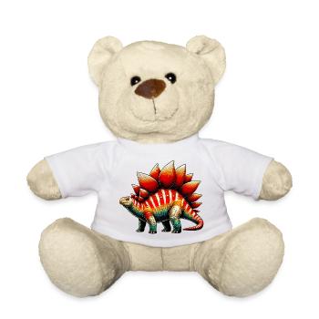 Dinosaure - Nounours - blanc - Devant