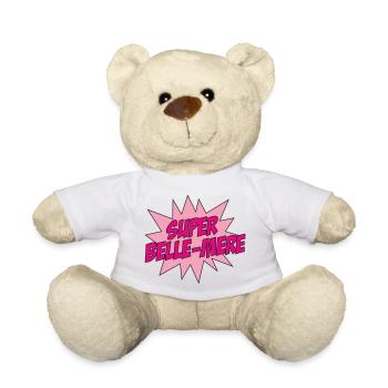 Super Belle-Mère / Fête des Mères - Nounours - blanc - Devant