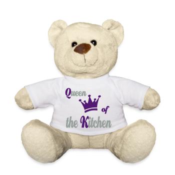 Kleine Geschenke für alle die gern kochen - Teddy - Weiß - Vorne