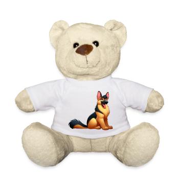 Deutscher Schäferhund 11 - Teddy - Weiß - Vorne