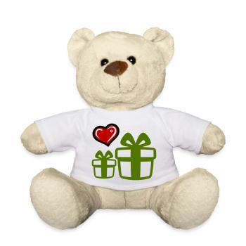 Cadeau - Nounours - blanc - Devant
