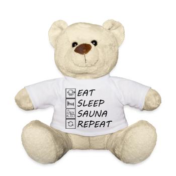 Sauna Wellness Spa - Teddy Bear - white - Front