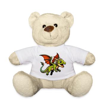 Drache - Teddy - Weiß - Vorne