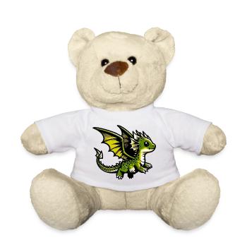 Drache - Teddy - Weiß - Vorne