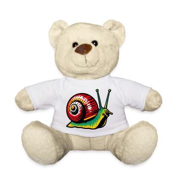 Escargot - Nounours - blanc - Devant