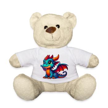 Drache - Teddy - Weiß - Vorne