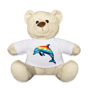 Delfin - Teddy - Weiß - Vorne