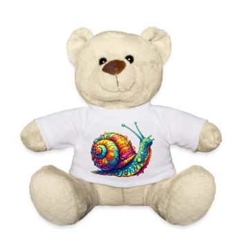 Schnecke - Teddy - Weiß - Vorne