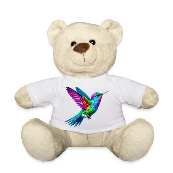 Hummingbird - Teddy Bear - white - Front