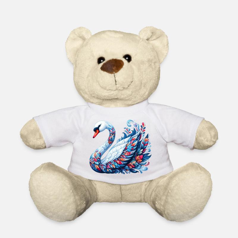 Schwan - Teddy - Weiß