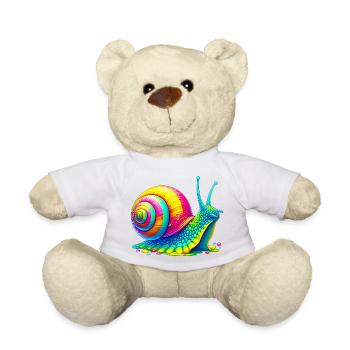 Schnecke - Teddy - Weiß - Vorne