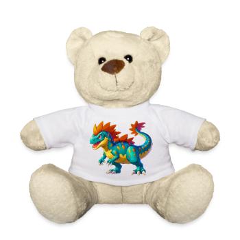 Dinosaurier - Teddy - Weiß - Vorne