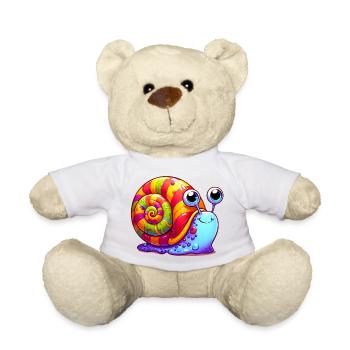 Schnecke - Teddy - Weiß - Vorne