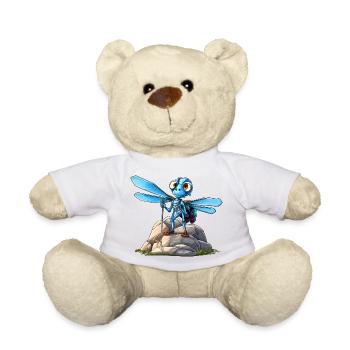 Dragonfly Mountaineer / Hiking Dragonflies - Teddy Bear - white - Front