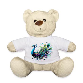 Pfau - Teddy - Weiß - Vorne