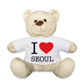 I LOVE SEOUL - Teddy - Weiß - Vorne