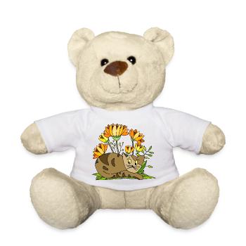 Cat - Teddy Bear - white - Front