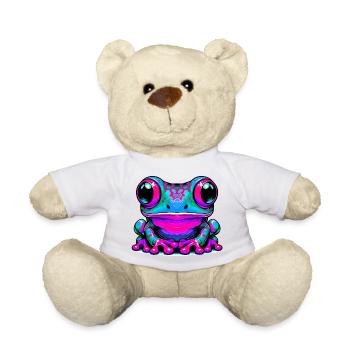 Frog - Teddy Bear - white - Front