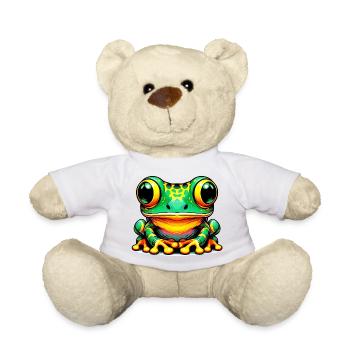 Frog - Teddy Bear - white - Front
