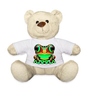 Frog - Teddy Bear - white - Front