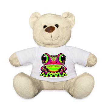 Frog - Teddy Bear - white - Front